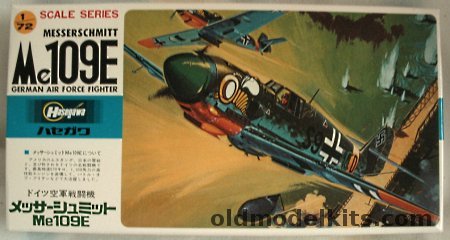 Hasegawa 1/72 Messerschmitt Bf-109E4 or E7/8 - III/SKG210 Eastern Front 1941 or JG26 Galland 1940, A9 plastic model kit